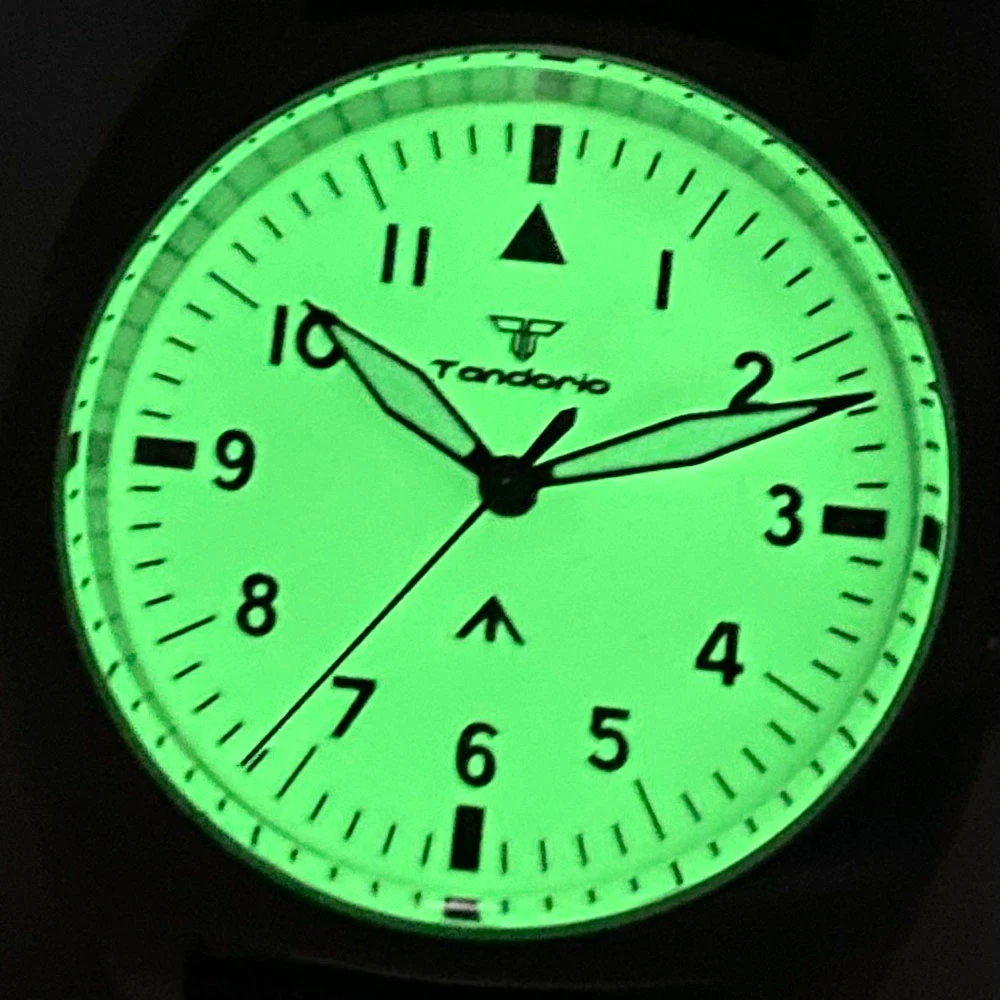 36mm NH35A Men Dive Watch 200m Waterproof Mechanical Wristwatch Stainless Steel Dome Sapphire Glass Full Green Luminous Dial