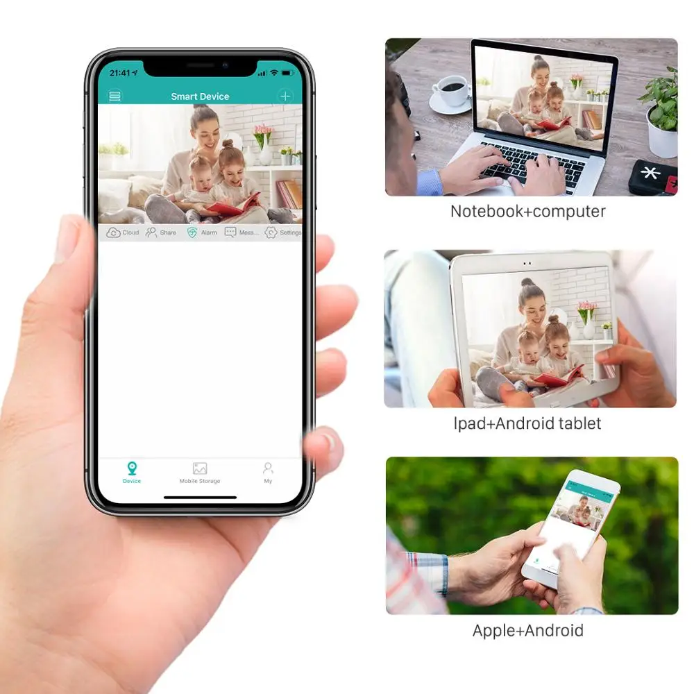 3MP 2K WIFI Camera Mini PTZ IP Camera Auto Tracking Two-Way Audio Motion Detection ICsee Home Security Camera Baby Monitor