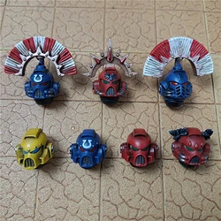 1:18 Scale Soldier Knight Head Sculpture Helmet 3.75 Inches Movable Doll Accessories Model Ornaments Gift Toys Souvenirs