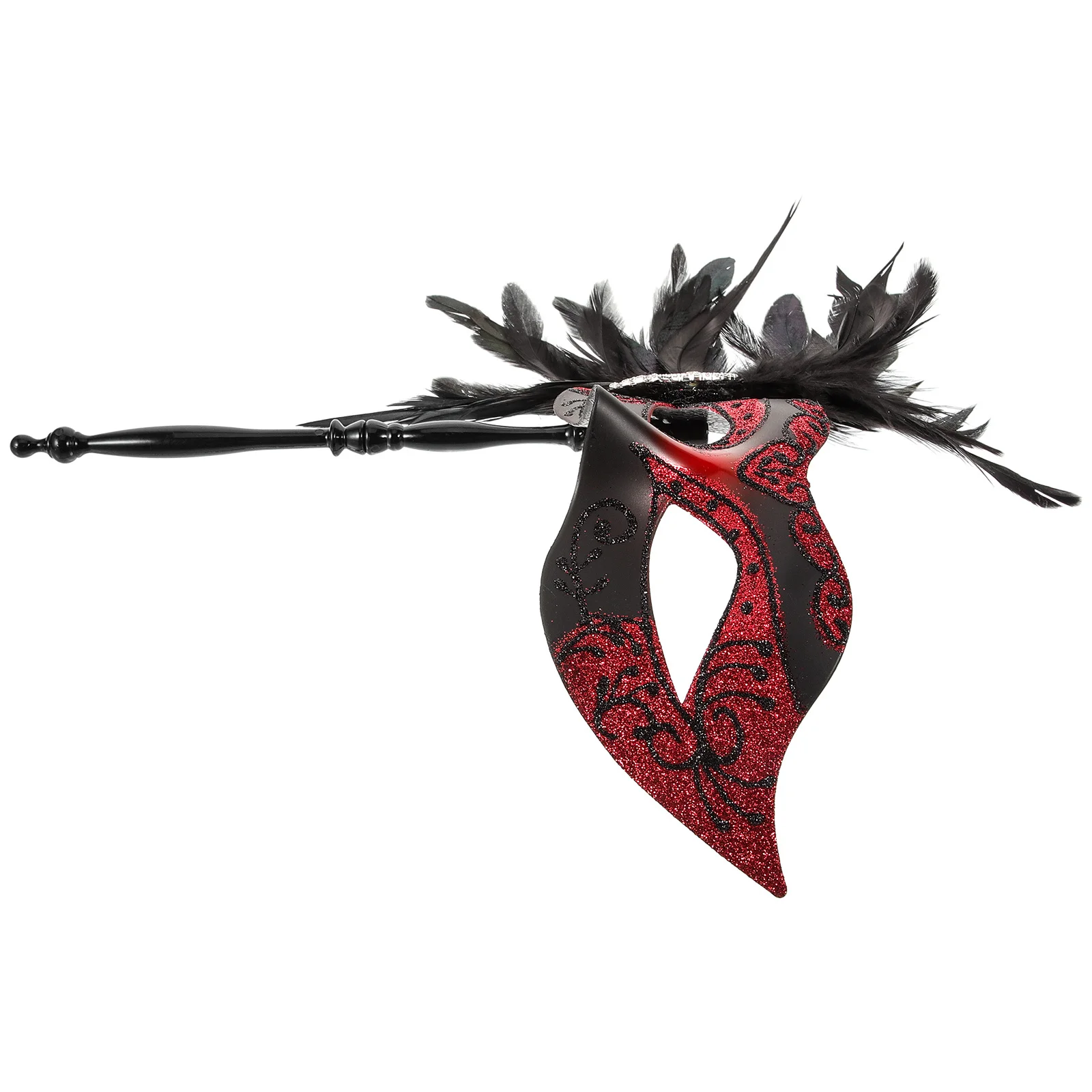 

Half Face Mask Handheld Masquerade Mask Decorative Prop for Halloween Carnival Cosplay Party Festival Supply Dancing Party Prop