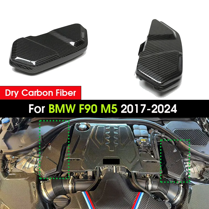 

Предложение двигателя ECU из настоящего сухого углеродного волокна, модифицированное реле, крышка батарейного отсека, защитная пластина для BMW F90 M5 2017 2018 2019-2024