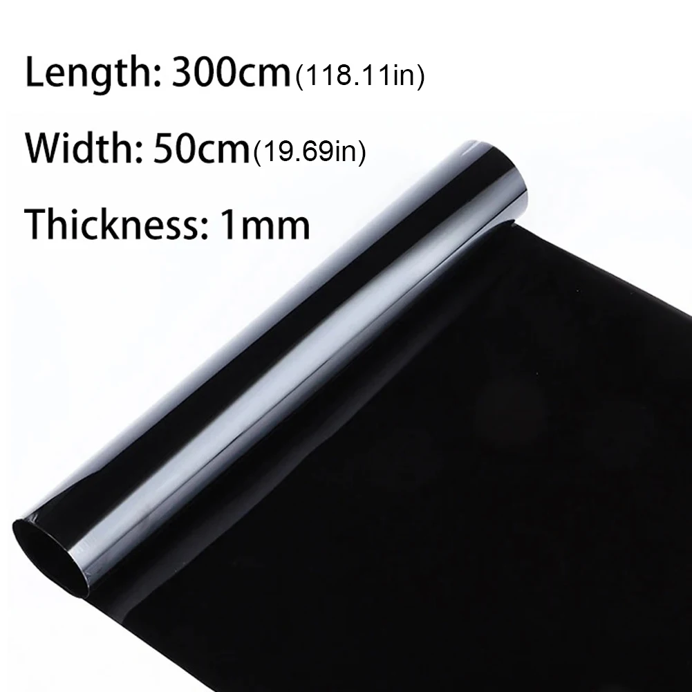 1 Roll Sun Shade Film 50cmX3m Car UV Protector Foils 1/5/15/25/35/50 Percent Black Car Window Foils Tinting Film image 6