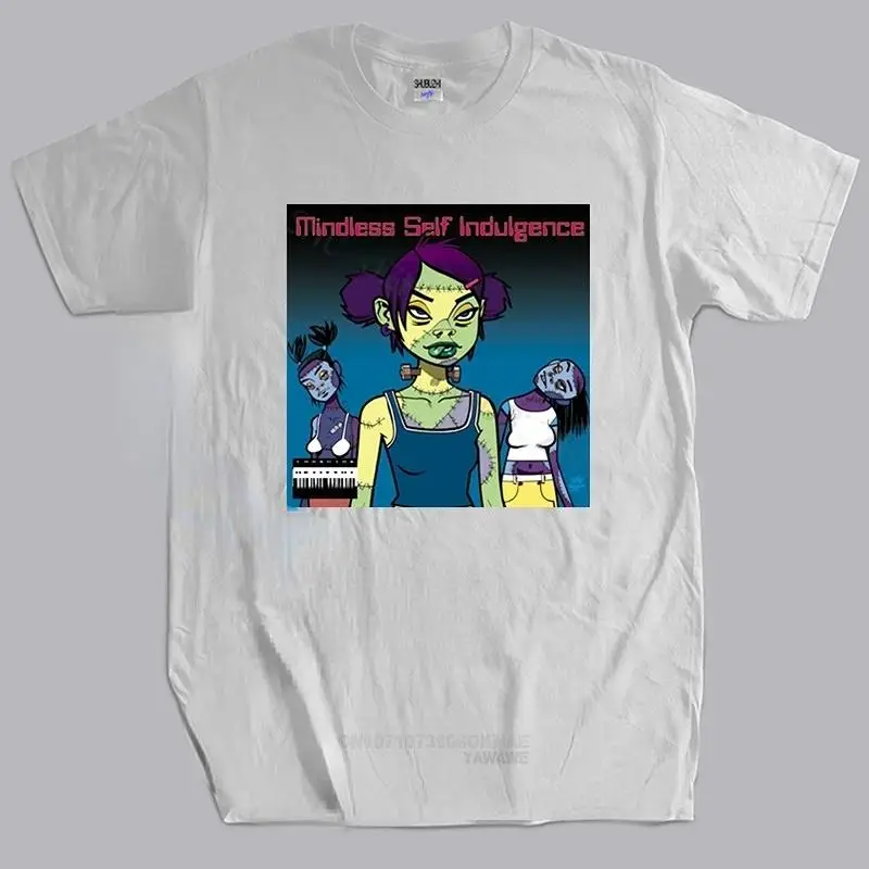 Mens T-shirt TOPS FRANKENSTEIN GIRLS T shirt msi mindless self indulgence jamie hewlett frankenstein girls tee-shirt top tees