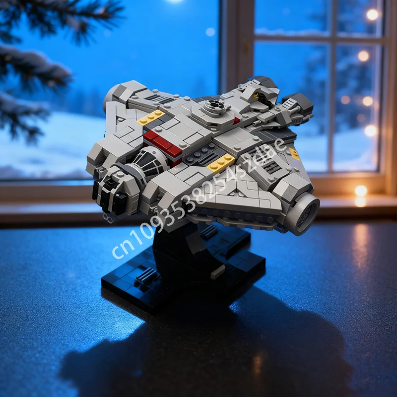 

792pcs MOC Ghost Falcon Star Battle Model Building Blocks Toy Architecture Christmas Gifts Assemble DIY Creative Idea Birthday