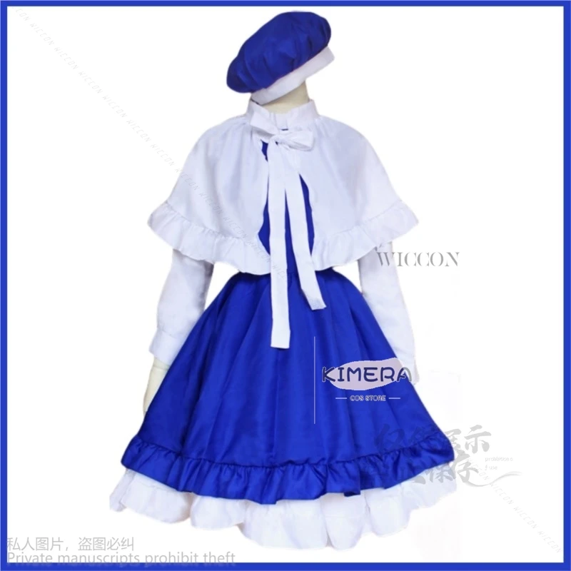 Anime Cardcaptor Sakura Card Captor Tomoyo Cosplay Costume Singer Dress Cloak Wig Woman Kawaii Carnival Masquerade Lolita Suit