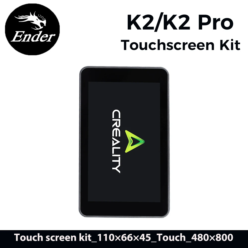 

Оригинальный комплект сенсорного экрана Creality K2 K2 Pro, комплект сенсорного экрана K2/K2 Pro, детали 3d-принтера, сенсорный экран_110×66×45_Touch_480×800