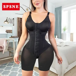 Women Waist Trainer Plastic Fish Bone Double Compression Thin Strap With Bra Body Shaper Women Slimming Shapewear