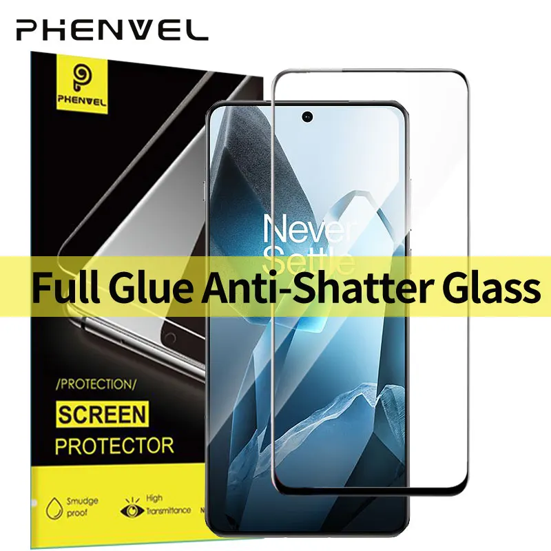 [Fingerpirnt Unlock] 3D Protective Glass For ONEPLUS 13 Slim Full Glue Screen Protector For Oneplus13 Anti Shatter Tempered Film