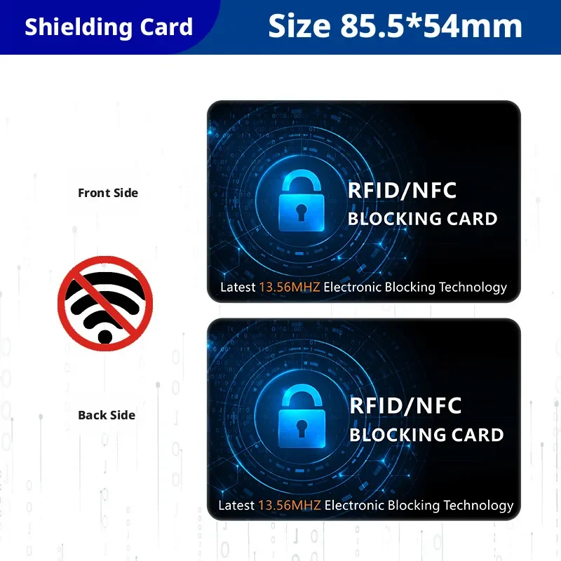 RFID Blocking Card Protector 5Pack NFC Theft Shield Wallet Guard For Credit Debit ID Passport Keep Your Personal Data Safe From