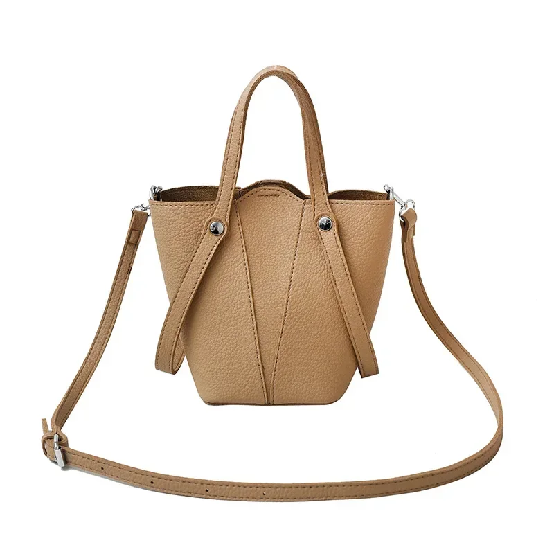 

"High-end Quality Bestseller!" 2025 Simple Bucket Bag - Large Capacity for Commuting, Single-shoulder Crossbody or Hand-carry