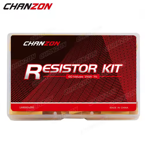 60 Values 1/4W 1% Metal Film Resistors Kit 300Pcs 1 ohm - 4.7M ohm 1/4 Watt W High Precision MF Resistance Set Assortment - Image 6