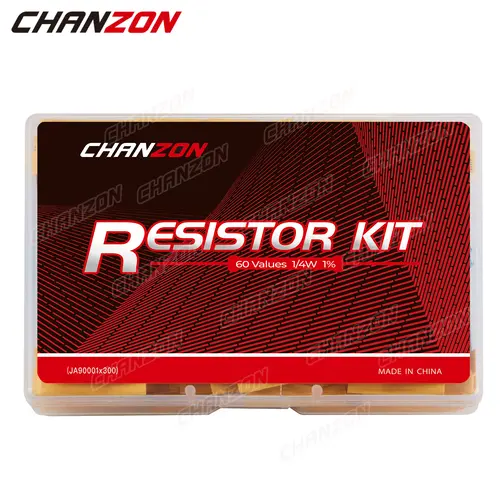 60 Values 1/4W 1% Metal Film Resistors Kit 300Pcs 1 ohm - 4.7M ohm 1/4 Watt W High Precision MF Resistance Set Assortment - Image 6