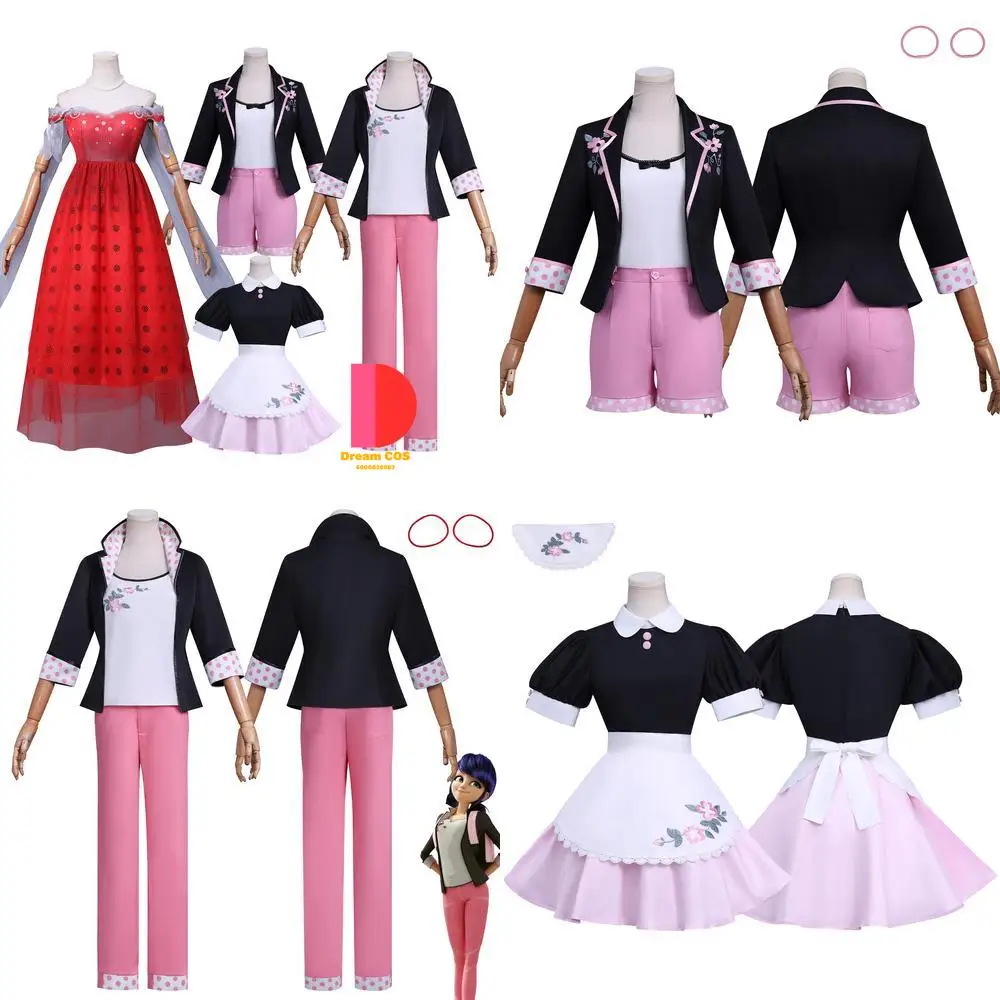 

Popular Anime Cosplay Costume Anime Lady Maid Outfit Suit Casual Cute Pink Role Play for Women Anime Convention Halloween Party