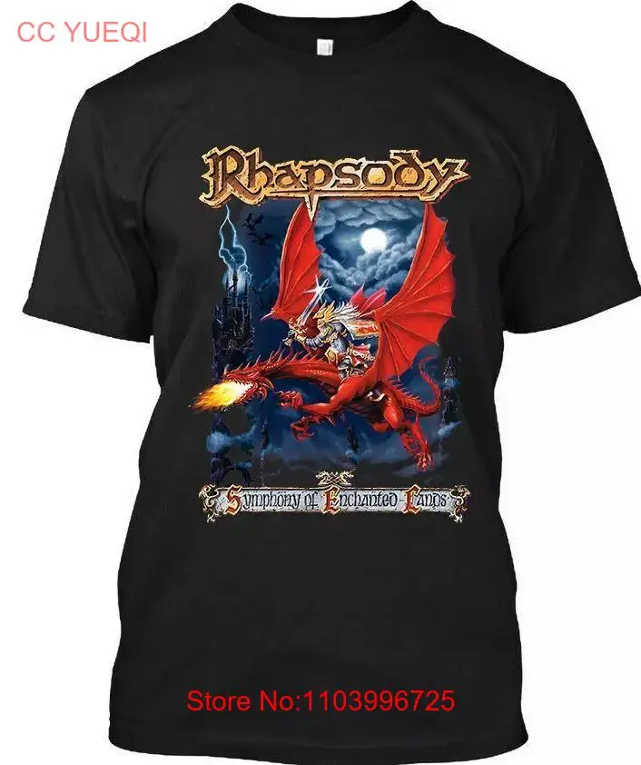 NEW Rhapsody of Fire Symphony of Enchanted Lands Italy Power Music T-Shirt S-3XL