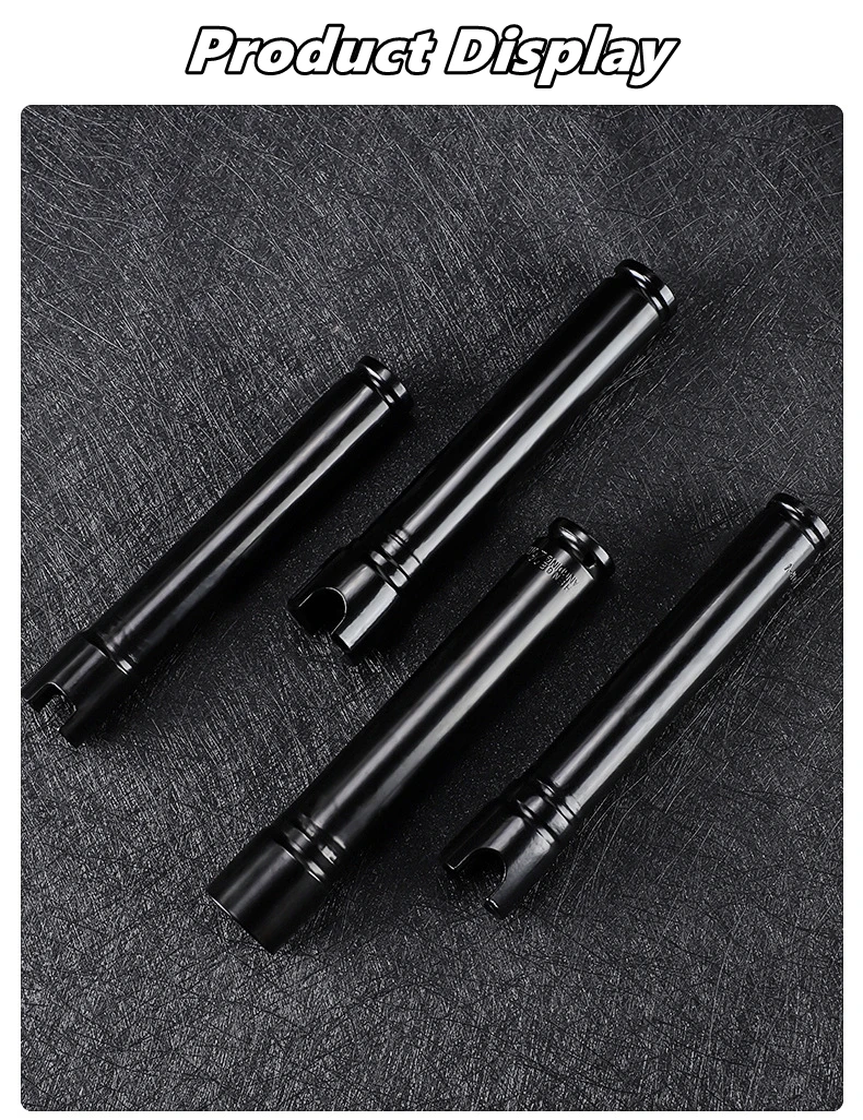 مرحبا المواصفات العميق تأثير وجع المقبس 1/2 طويل محول مأخذ التوصيل المفك الكهربائية تأثير وجع المقبس لأدوات إصلاح الهواء الهوائية #6