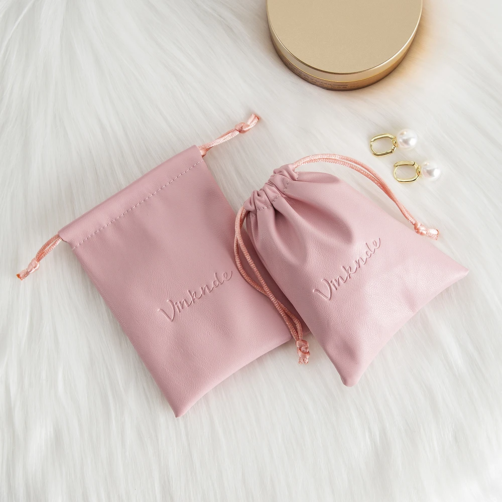 شخصية شعار الوردي بو الجلود والمجوهرات تخزين أكياس أحمر الشفاه أساور القلائد الرباط كيس التعبئة والتغليف هدية الزفاف