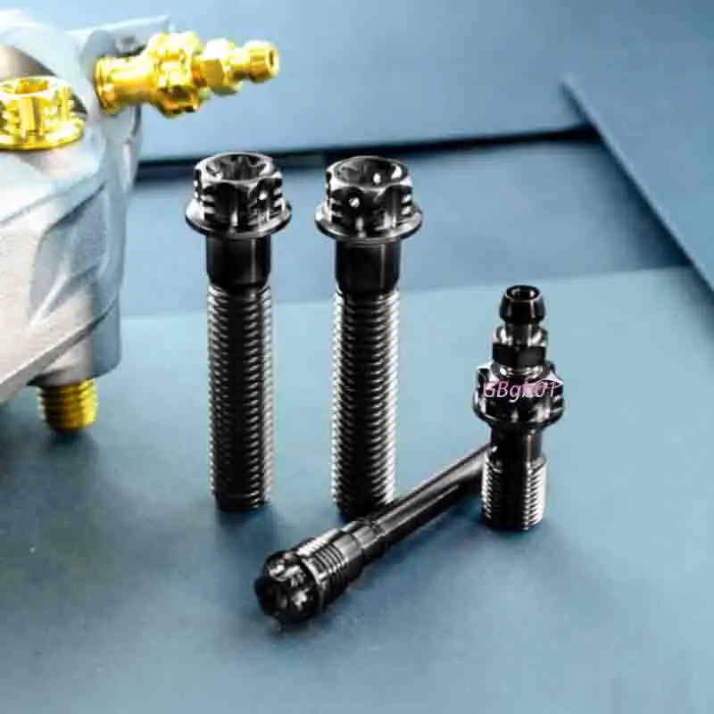 Titanium Alloy Caliper Screw Lightweight design offering exceptional strength and durability Corrosion-resistant Ideal for Brak