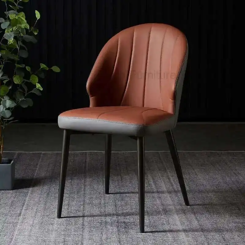 Party Foldable Chair Leather Kitchen Nordic Relax Designer Foldable Chair Stools Hotel Sillas Plegables Replica Furniture
