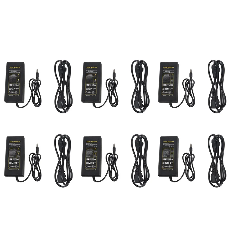 

AT63-6X 12V 5A 60W Power Supply Adapter For LED Light Strip RGB SMD 3528 5050