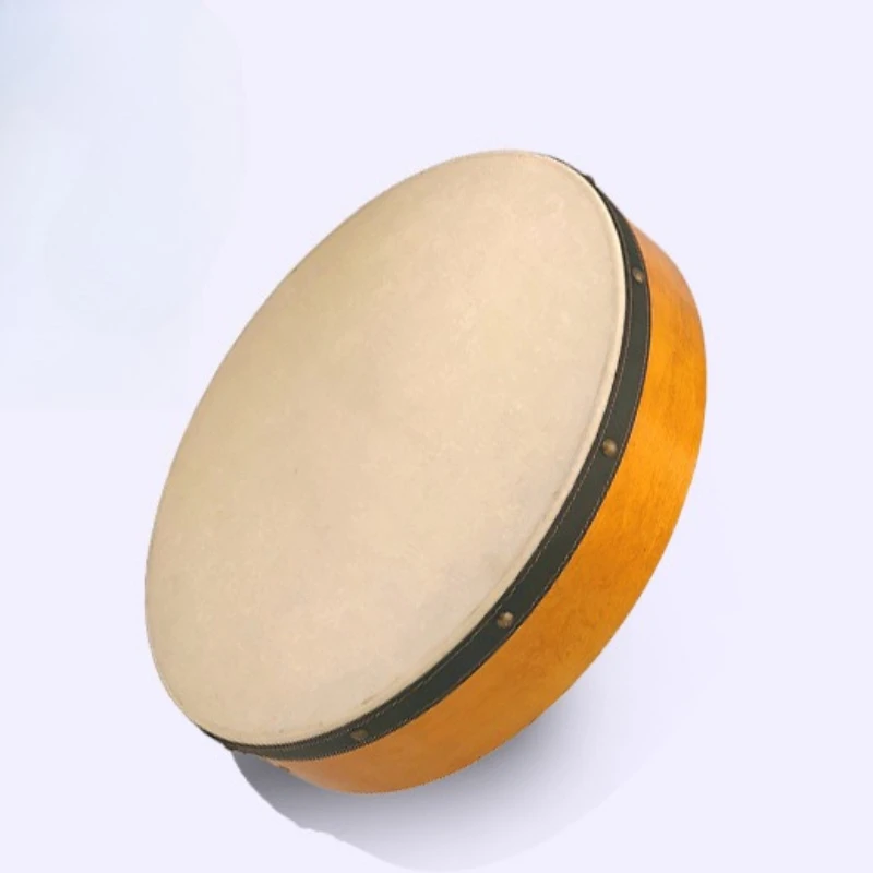 Professional Irish Tambourine Sound Healing Irish Tambourine Wooden Thicken Hand Drums Relaxation Percussion Musical Instruments
