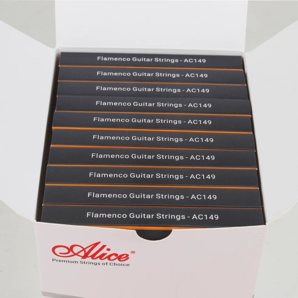 10 Sets Alice AC149 Crystal Nylon Carbon Silver Plated Copper Winding Nano Coating Flamenco Classical Guitar Strings Wholesales