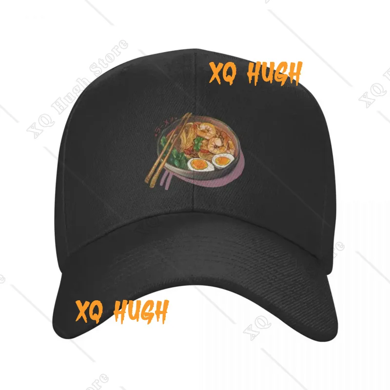 Japanses topi bisbol mie Ramen, topi Trucker Rugby untuk pria wanita