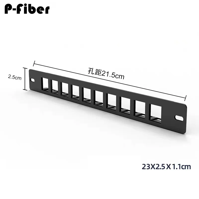 

10 port metal plate distribution frame 10pcs household weak current cabinet compatible network no telephone module cable manage