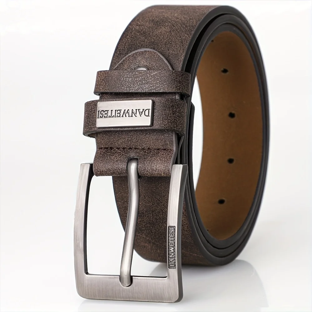 Neue männer Hochwertige PU Leder Gürtel Metall Pin Schnalle Gürtel Freizeit Business Bund Modische Männliche Zubehör Designer Gürtel – Detail 4