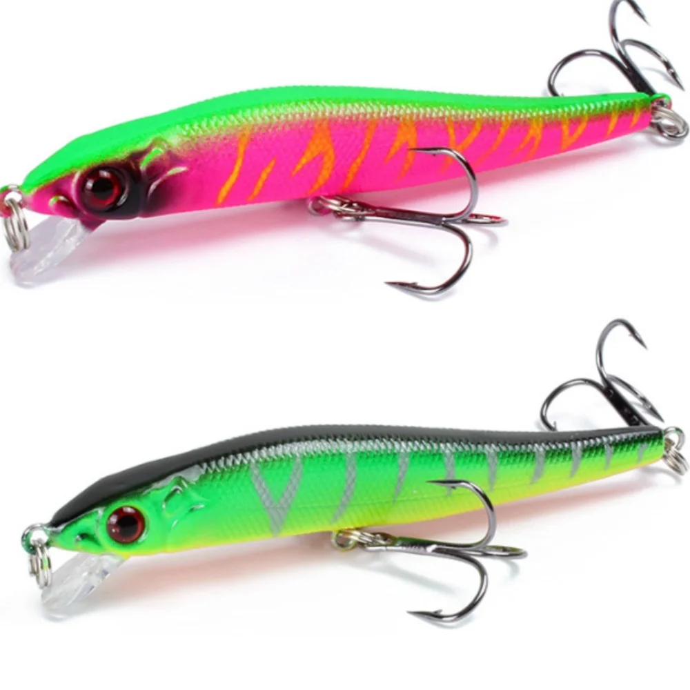 1 sztuk pływające Crankbait Minnow przynęty 5.8g 85mm Bass Trolling szczupak plastikowe twarda przynęta Wobbler Swimbaits Pesca Tackle
