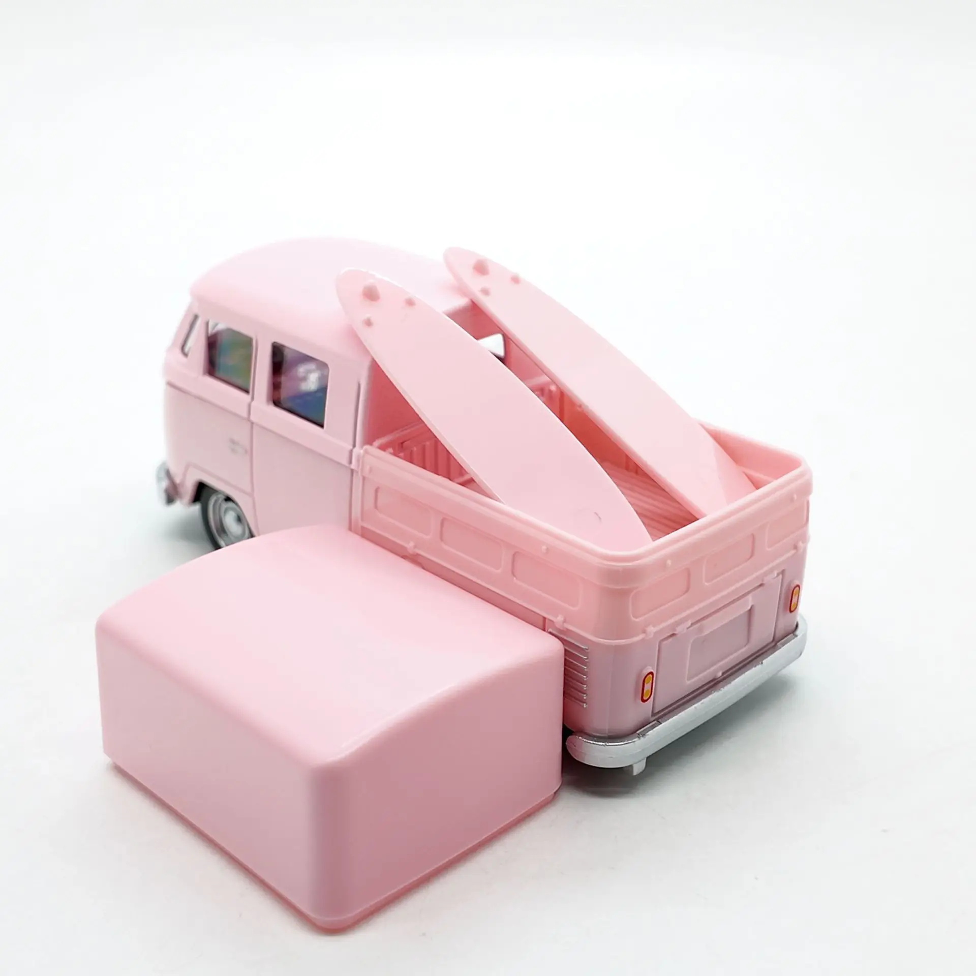 Modèle de voiture en alliage rétro 1:36, Simulation de Bus à Double siège, ramassage, jouets de voiture de Transport, ornements de bureau, jouets de voiture à retirer