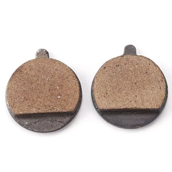2 Sets Electric Brake Pads Resin Scooter Brake Pads Durable Electric Vehicle Brake Pads Small for Kugoo M4