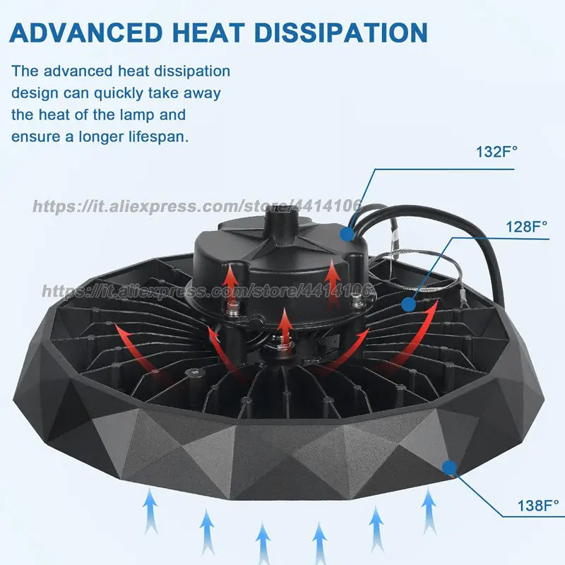 UFO светодиодный светильник 240W, 5000K, лм-подвесные светильники для магазина, склада, гаража, подвесной фотоаппарат