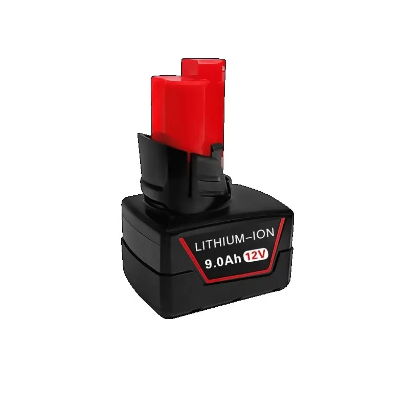 12V 9Ah Li-ion Battery for Milwaukee 12V Tools M12 12V Milwaukee Lithium-ion Battery for Power Tools, Electric Drill Battery