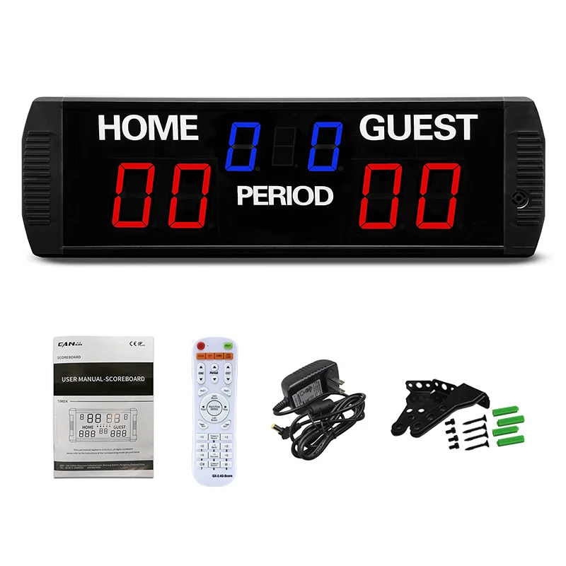 Wholesale Indoor Ball Sports Scoring Keeper Machine Electronic LED Digital Scoreboard For Basketball Tennis Soccer