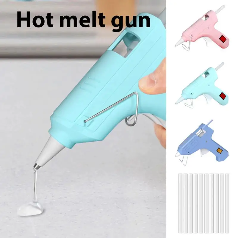 High Heat Glue Pen Fast Preheating Hot Melt Machine 20w Anti-Tip Craft Glue Device For School Crafts DIY Arts Quick Home Repairs