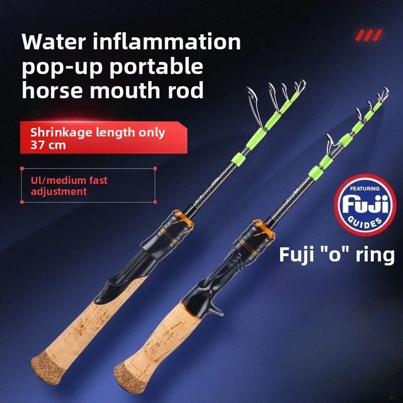 Caña Telescópica Carbono Water Yan – Ultraligera para Lure - imagen 3
