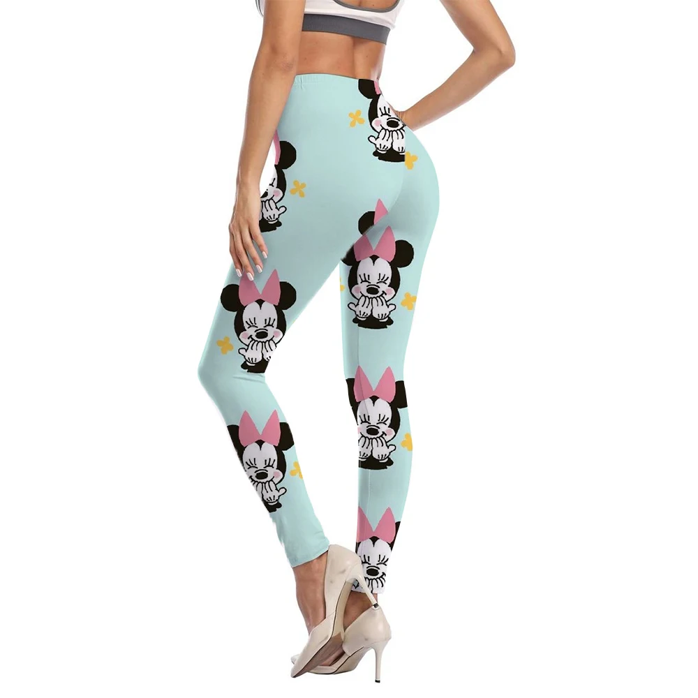 Leggings Casual Disney Mickey Mouse print Elastic Fashion Bottoms Leggings Women Fitness Camouflage Leggings Workout Legging