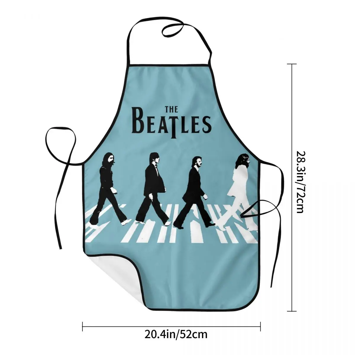 The Beatle Walking Road Merch Crew Apron Chef Cooking Baking Tablier Waterproof Bib Kitchen Cleaning Pinafore for Women Men