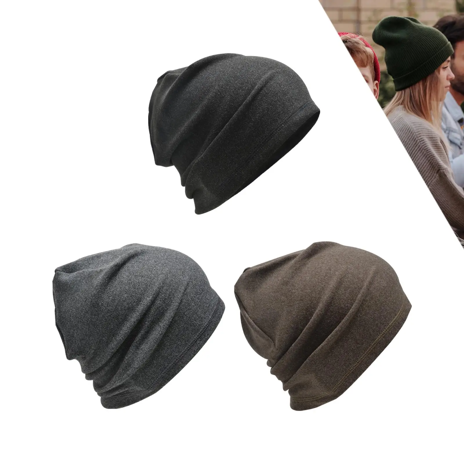 Gorro de invierno para hombre y mujer, gorro ligero a prueba de viento, a prueba de frío, cálido, para correr, actividades al aire libre, montar, esquí de béisbol