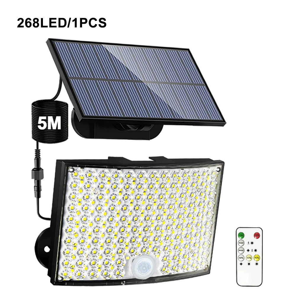Newstyle 348LED Solar Security Light Black 5