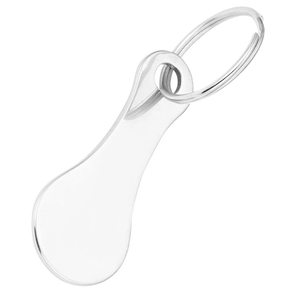 Cart Token Portable Key Ring Wagons of The Lid Shopping Quarter Holder Keychain Rings Pendant