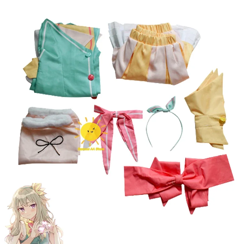 Игра Кусанаги Нене Косплей Проект Sekai Красочный Сценический Косплей Костюм Кусанаги Нене Униформа Платье Парик Карнавальная Вечеринка Cos Женщины