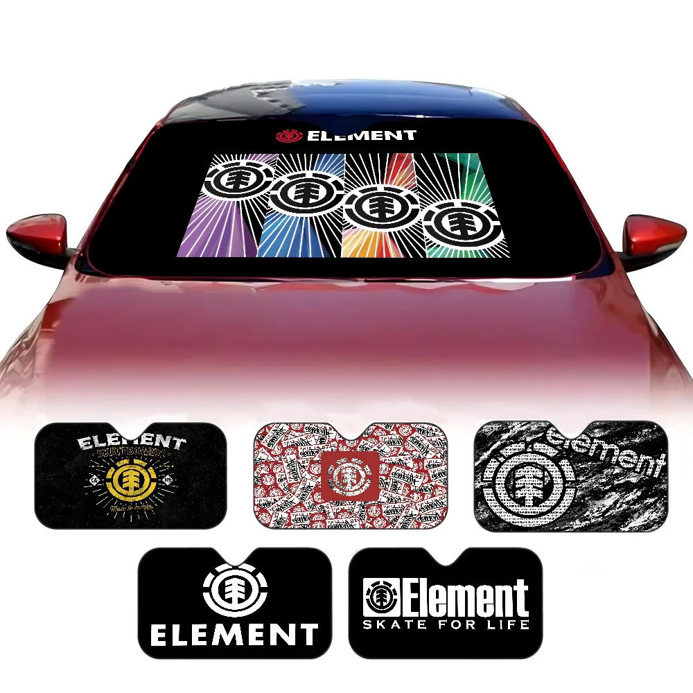 

E-Element Skateboards Boardsport Logo Windshield Sun Shade for Sedans,Upgraded Car Sunshade for Front Windshield Visor Protector