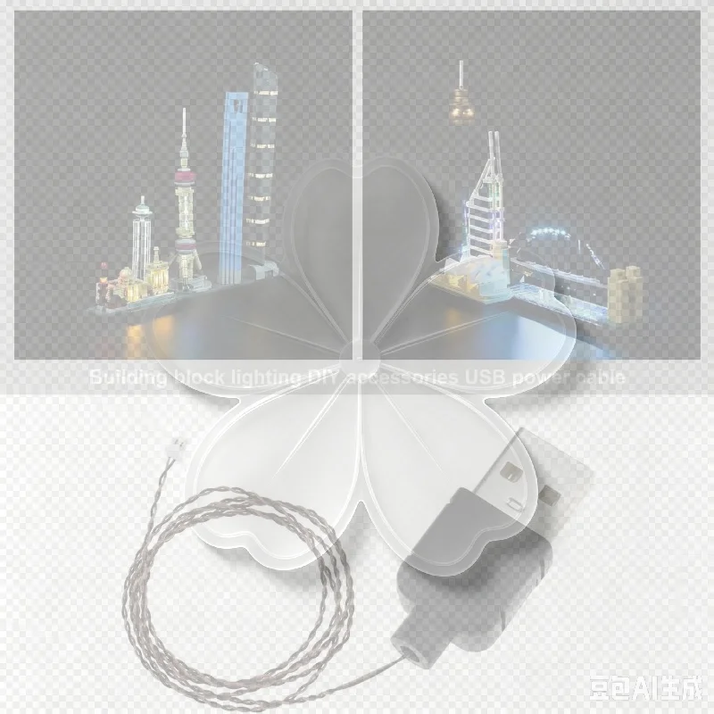 0.8mm Pin DIY 5v Lights 50cm USB Power Cable Compatible With USB Power Cord DIY Decorative Lamp USB Wire Toy Accessories