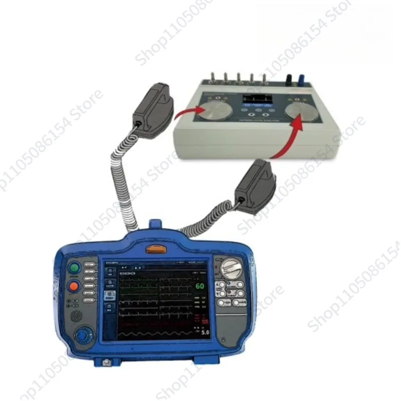 

Автоматический и ручной дефибрилляционный анализатор, тестовый монитор, электрокардиограф для проверки и диагностики