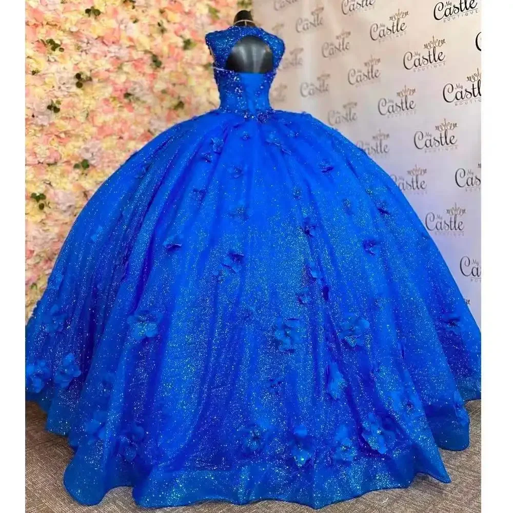 Vestidos De Quinceañera De princesa con cuentas, Vestido De fiesta De tul con apliques, Vestido dulce personalizado, 15 y 16 años