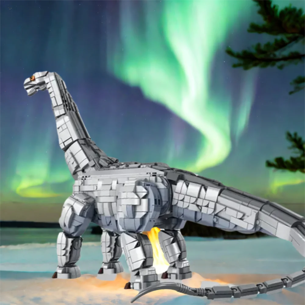 

Jurassic Dinosaurs Park Idea Building Block Brontosaurus Construction Brick Model Sets Educational Toys Collection For Gifts