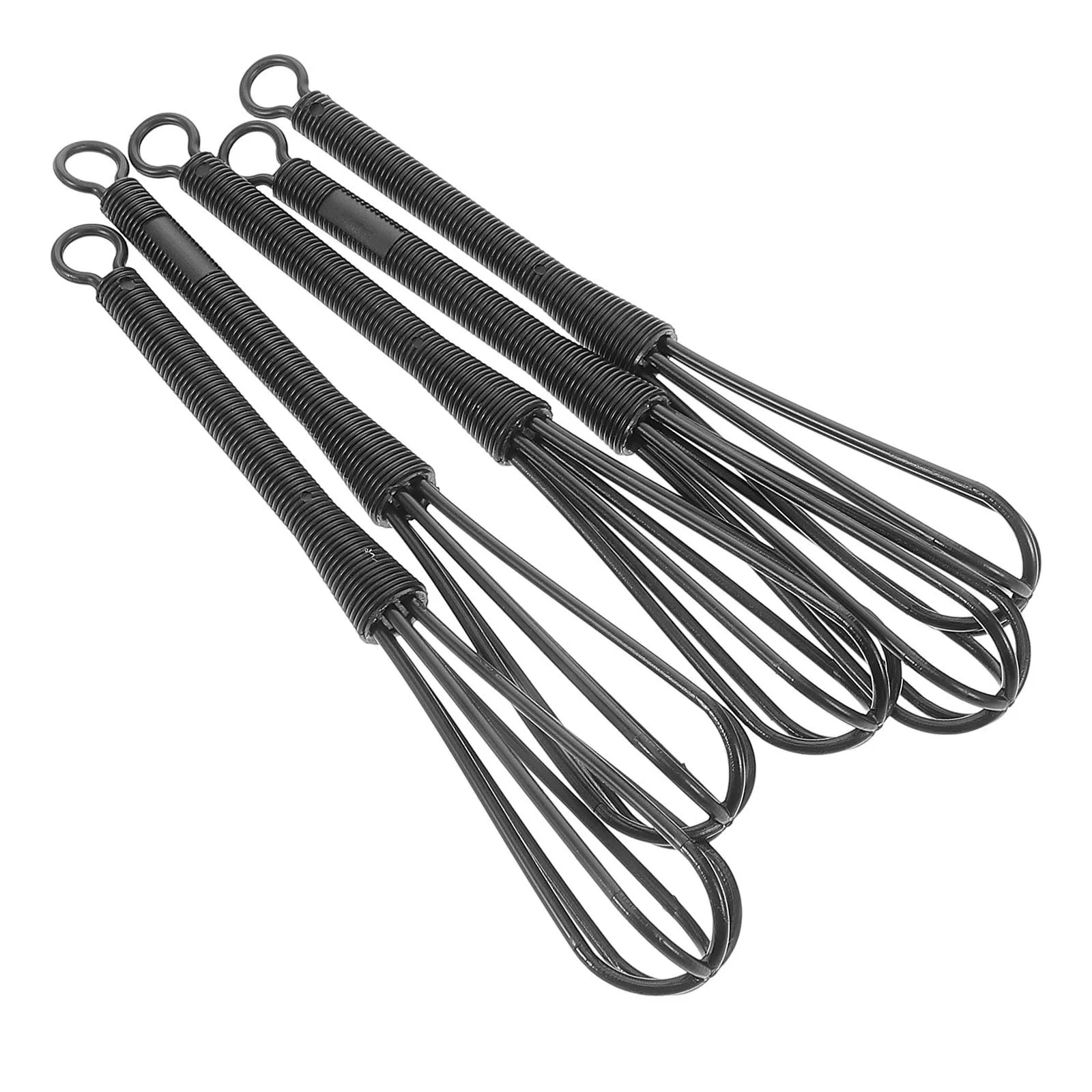 

5Pcs Plastic Hair Color Mixer Whisks Small Manual Whisk Set Stirrer Tools Kitchen Egg Cream Mixer Plastic Whisk
