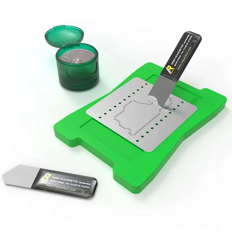 

Universal magnetic platform for telephone board frame repackaging DIY tin template silicon repair pad OEM customizable