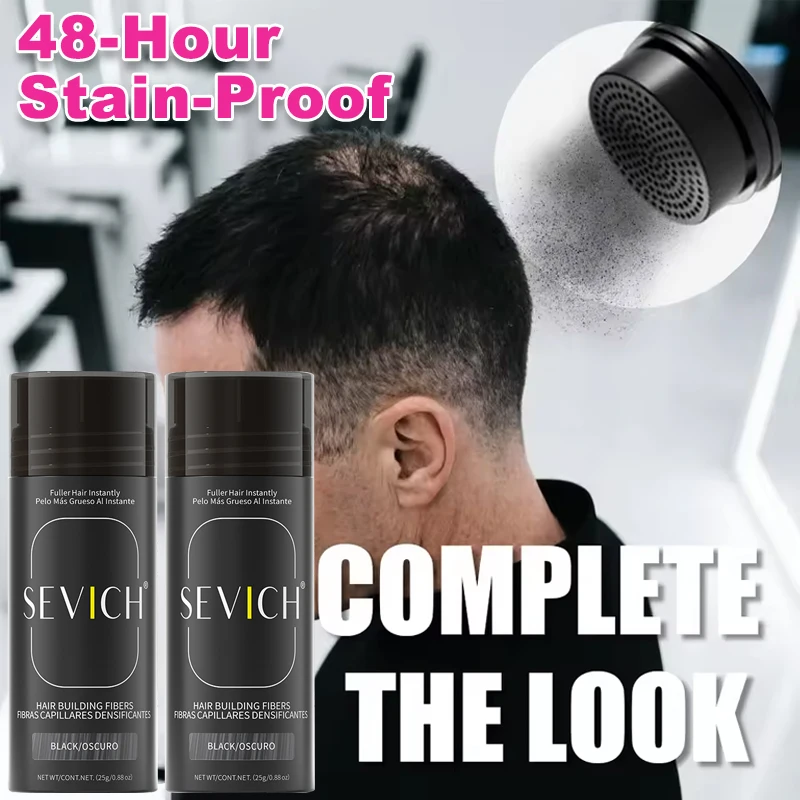 Hair Building Fibers 25g Thickening Hair Powder Concealer For Men Women Instant Fibras Capilares